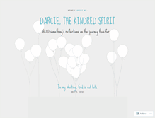 Tablet Screenshot of darciethekindredspirit.com